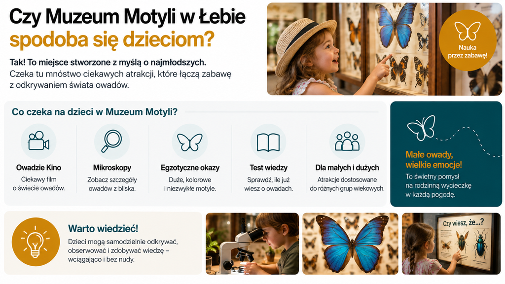 Muzeum Motyli w Łebie – co zobaczysz i czy warto wybrać się tam z dziećmi?